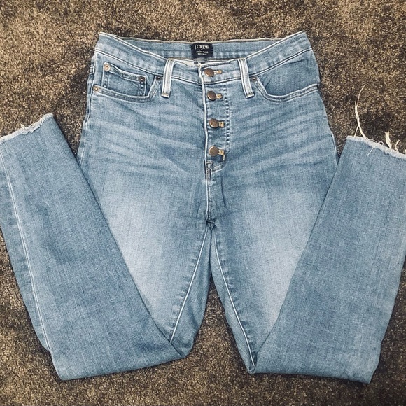 J. Crew High-Rise Skinny Jeans in Blue - Picture 4 of 4